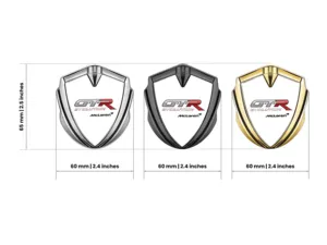 McLaren Emblema Guardabarros Insignia Deportivo Estilo Pulido